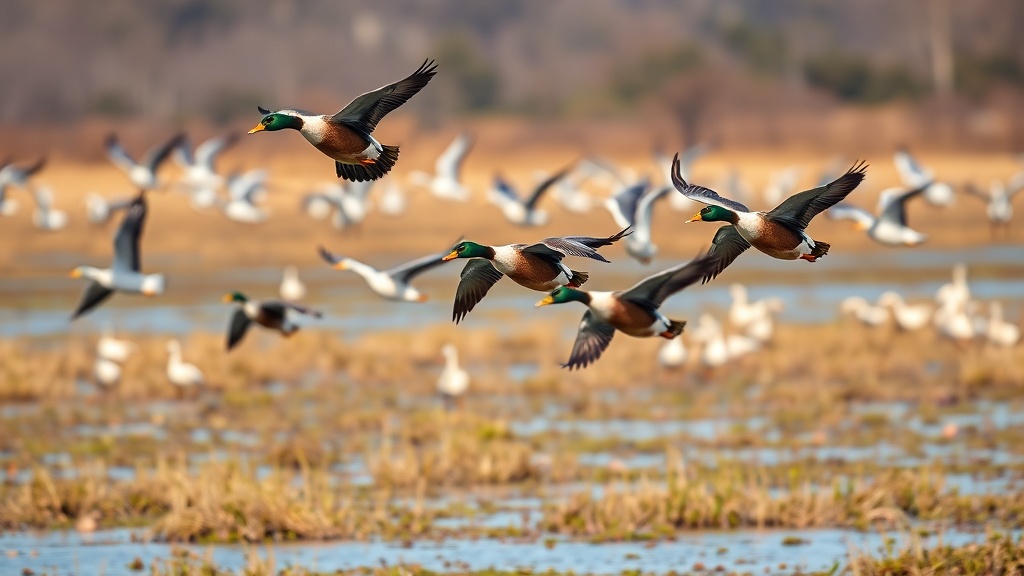 Flyways and Migration Zones - Waterfowl Hunting: A Comprehensive Guide for Hunters